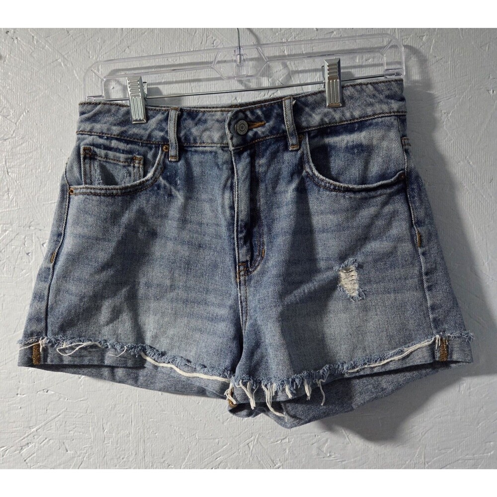 PacSun Distressed Cuffed Mom Short - 28